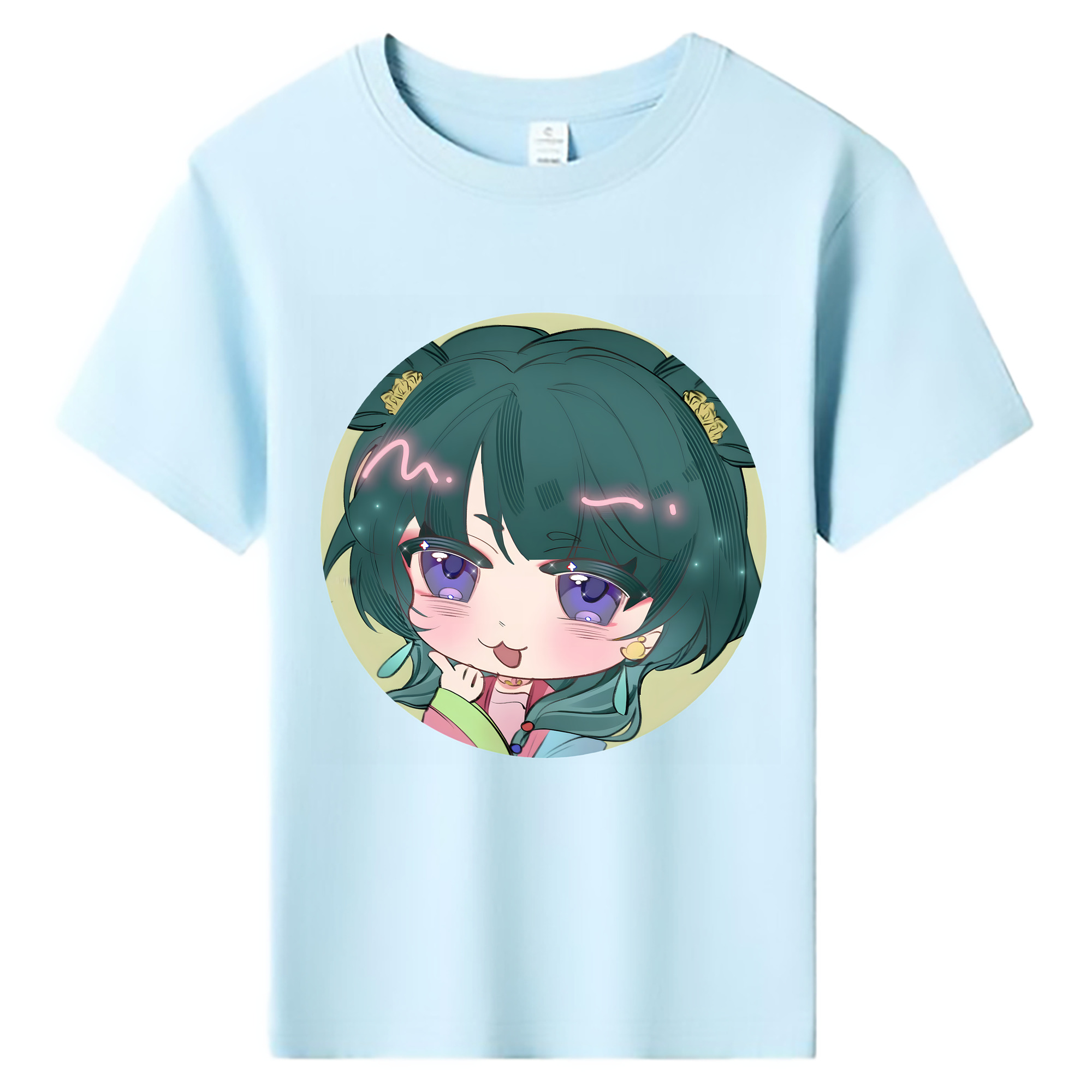 （画像用） 薬屋のひとりごと The Apothecary Diaries 綿100％キッズTシャツ（フロントプリント）